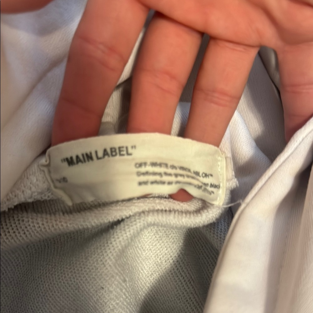 White hoodie OFF-WHITE